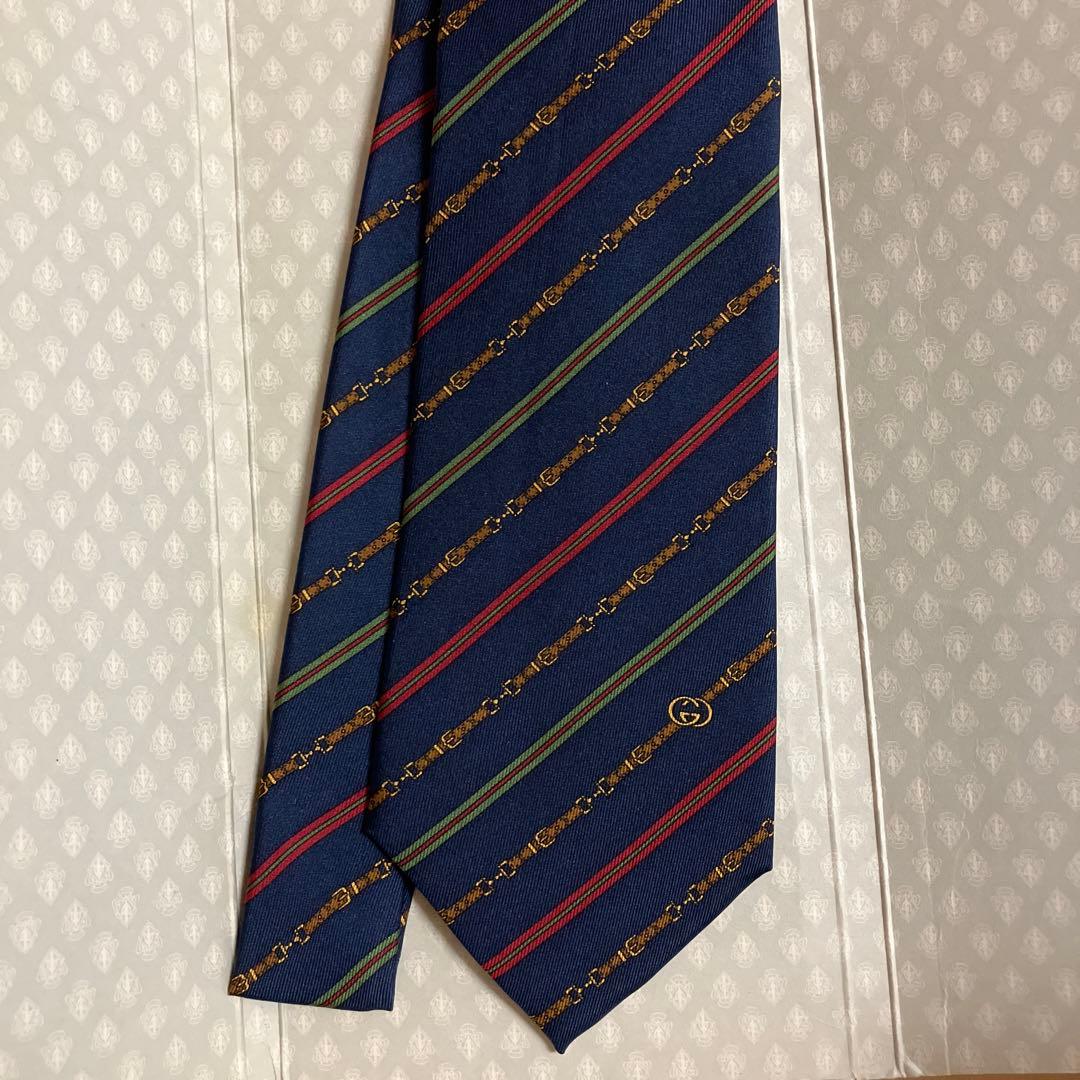 新品タグ付き✨希少GUCCI✨オールドグッチ　ヴィンテージ　ネクタイ