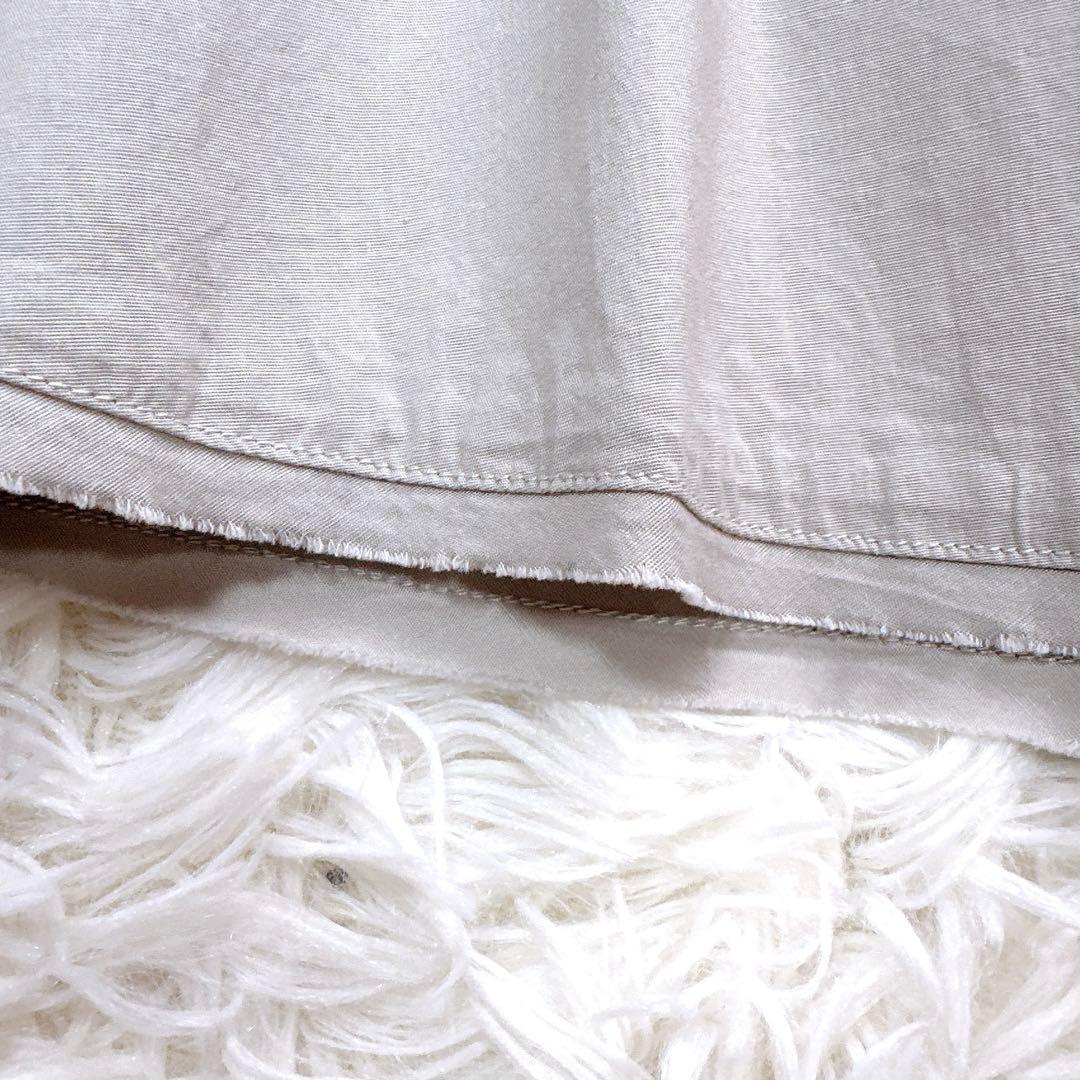 未使用タグ付 ビアズリー シャツタンク タンクトップ キャミソール ライトグレー