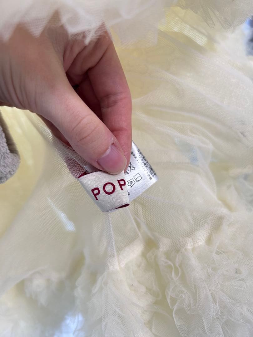 トップス POPPY TULLE BALLOON TUNIC