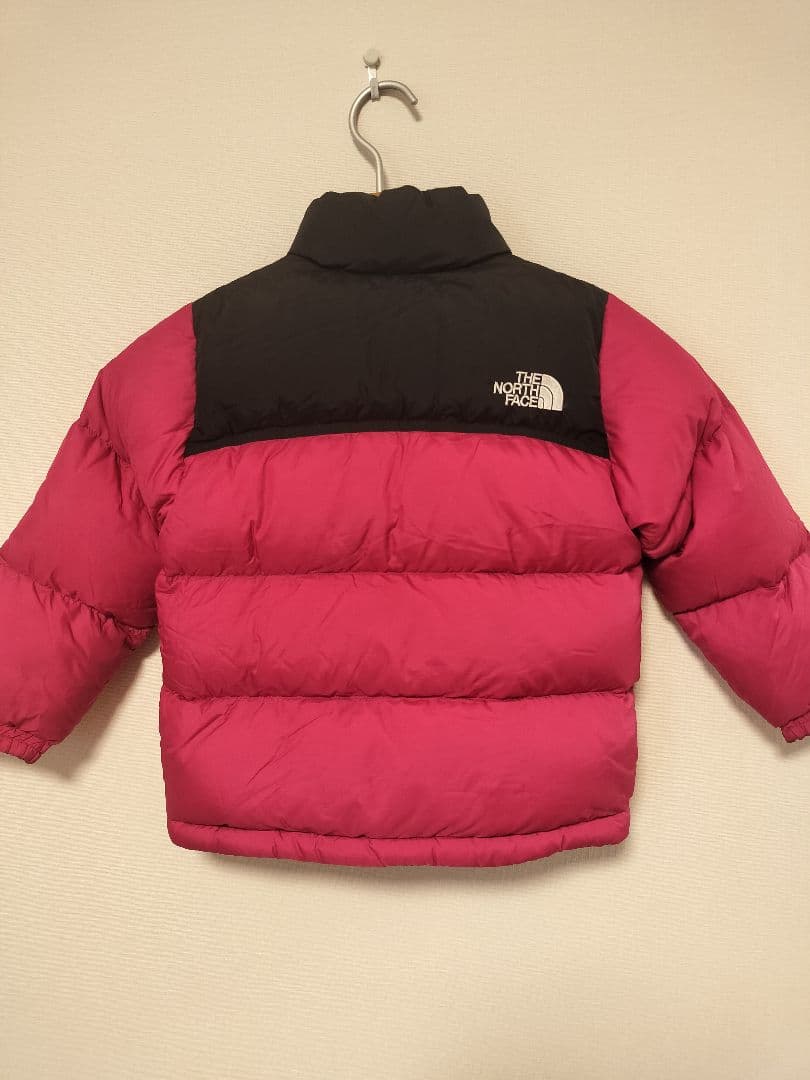 THE NORTH FACE ダウンジャケット ピンク/黒　サイズ110