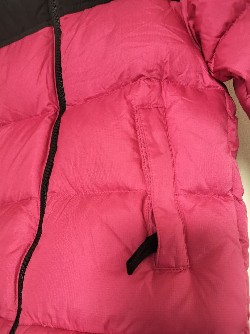 THE NORTH FACE ダウンジャケット ピンク/黒　サイズ110