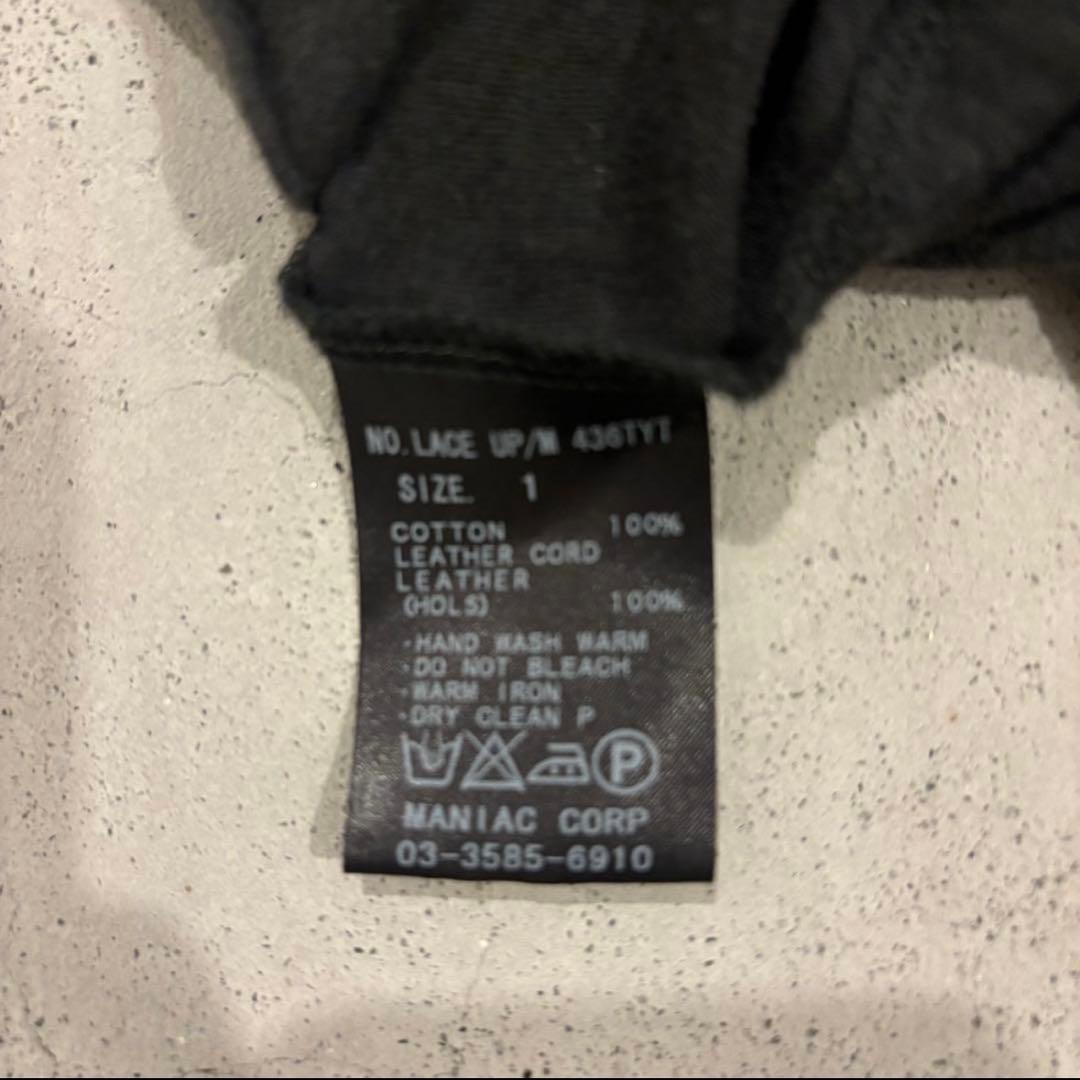 Ifsixwasnine レースアップカットソー　アーカイブ