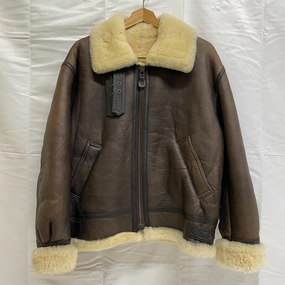 ◆URBAN HILLS フライト ジャケット リアルムートン　01022