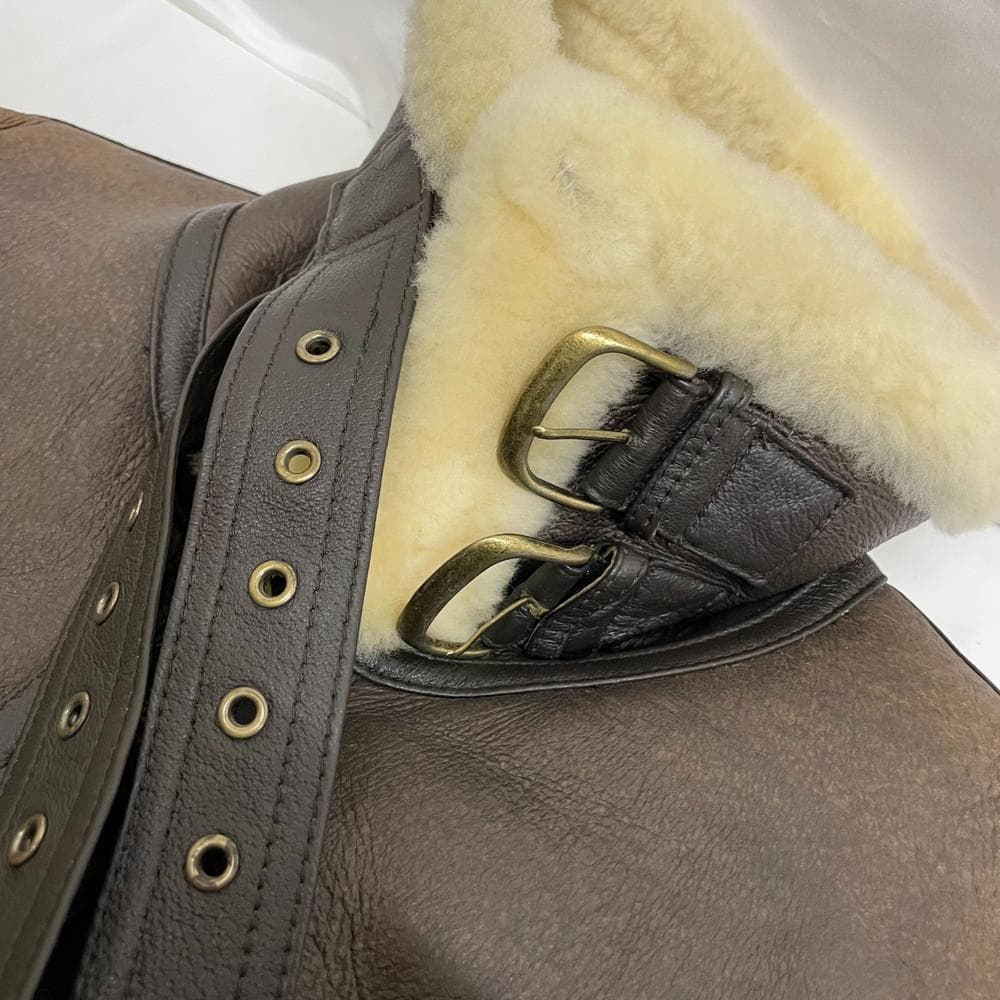 ◆URBAN HILLS フライト ジャケット リアルムートン　01022