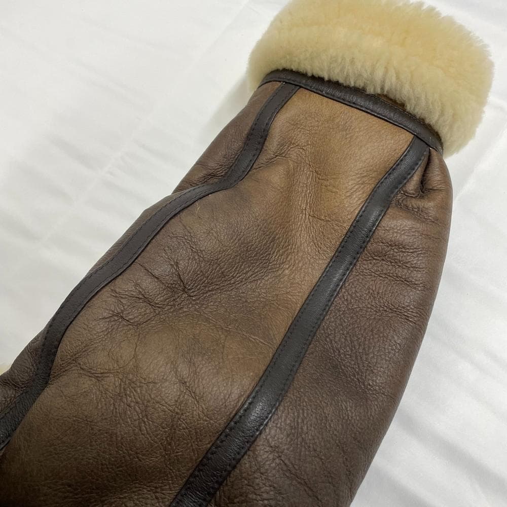 ◆URBAN HILLS フライト ジャケット リアルムートン　01022