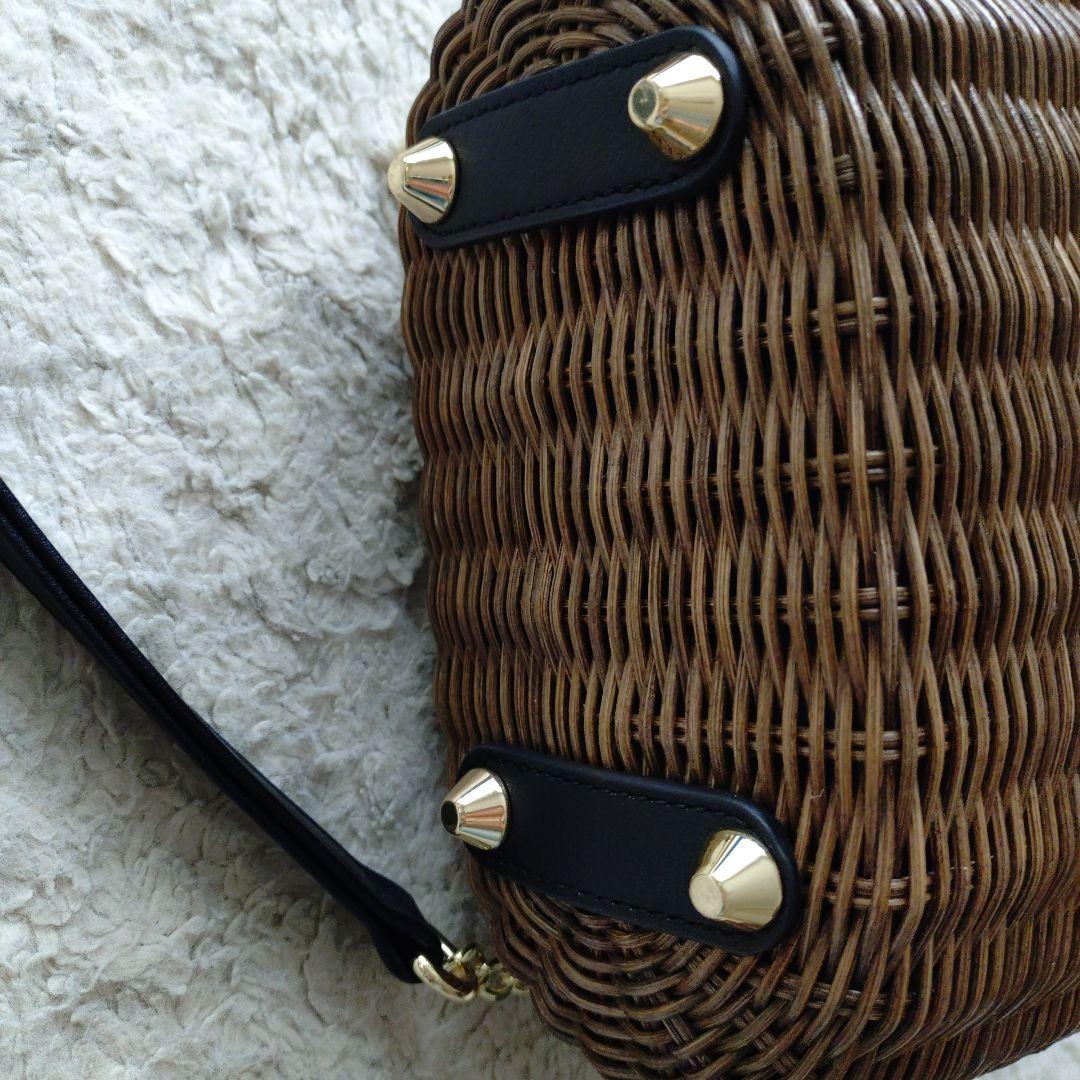 DIANA かごバッグ 2way ラタンバッグ