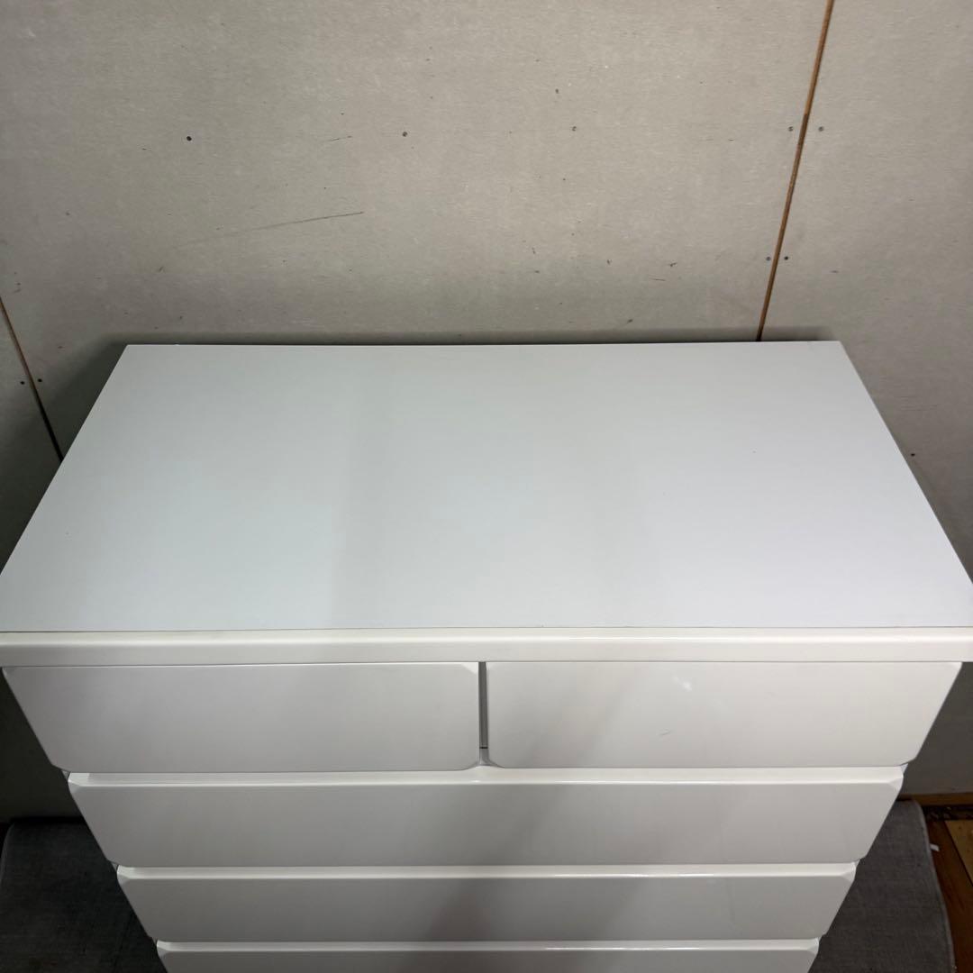 【738】【美品】ホワイト 6段チェスト