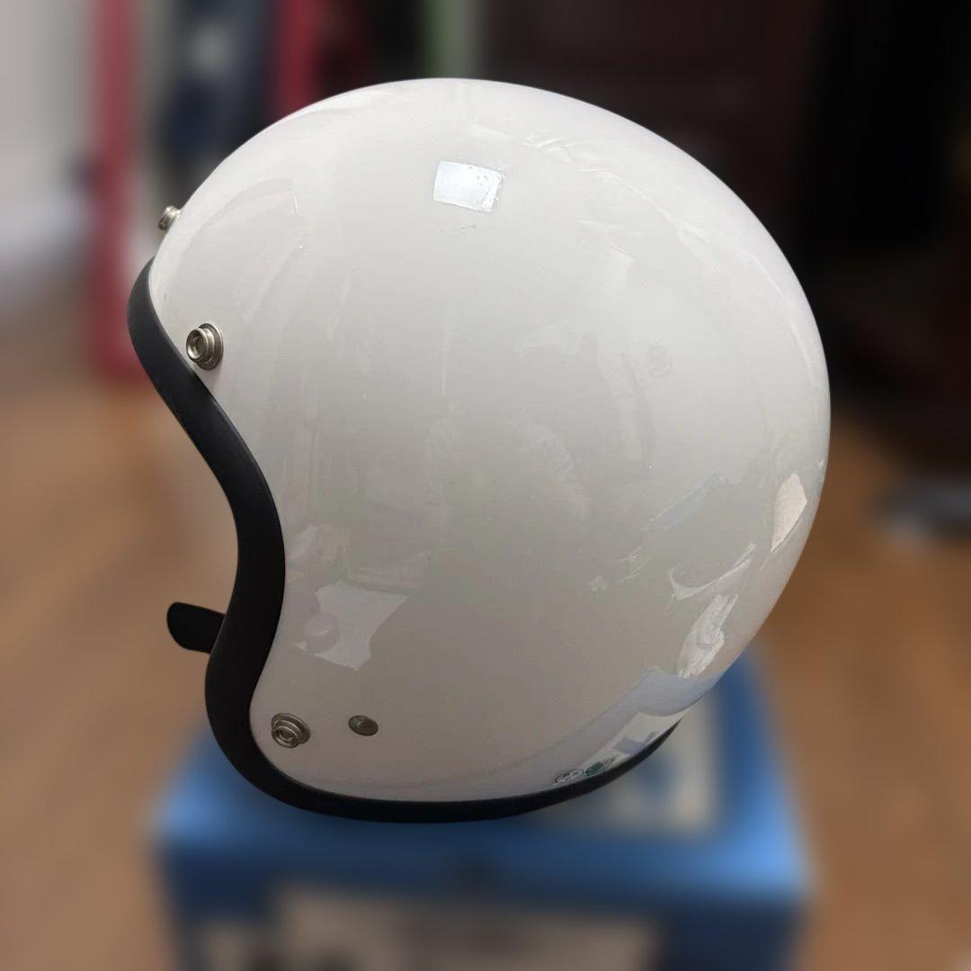 Buco ホワイト ジェットヘルメット　MOTO m/L
