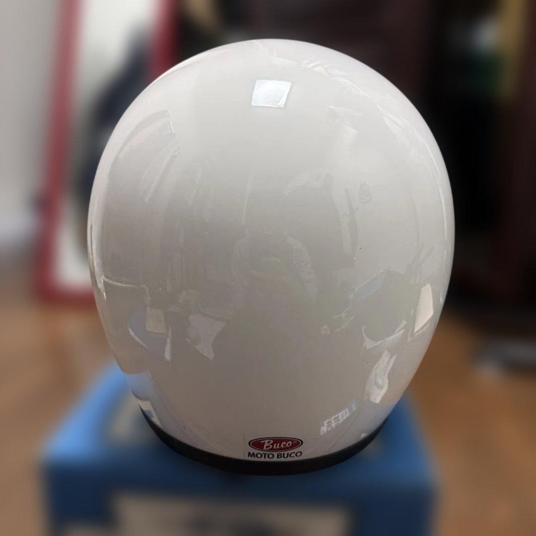 Buco ホワイト ジェットヘルメット　MOTO m/L
