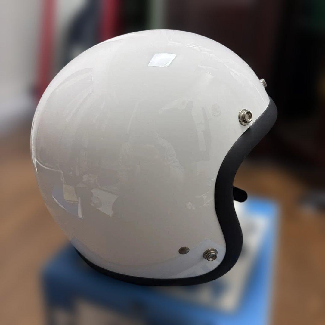 Buco ホワイト ジェットヘルメット　MOTO m/L