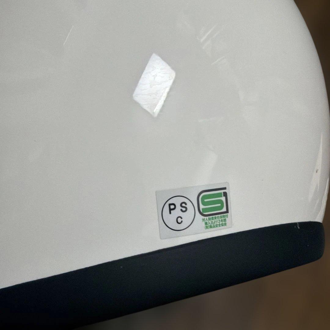 Buco ホワイト ジェットヘルメット　MOTO m/L