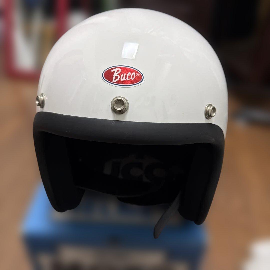Buco ホワイト ジェットヘルメット　MOTO m/L