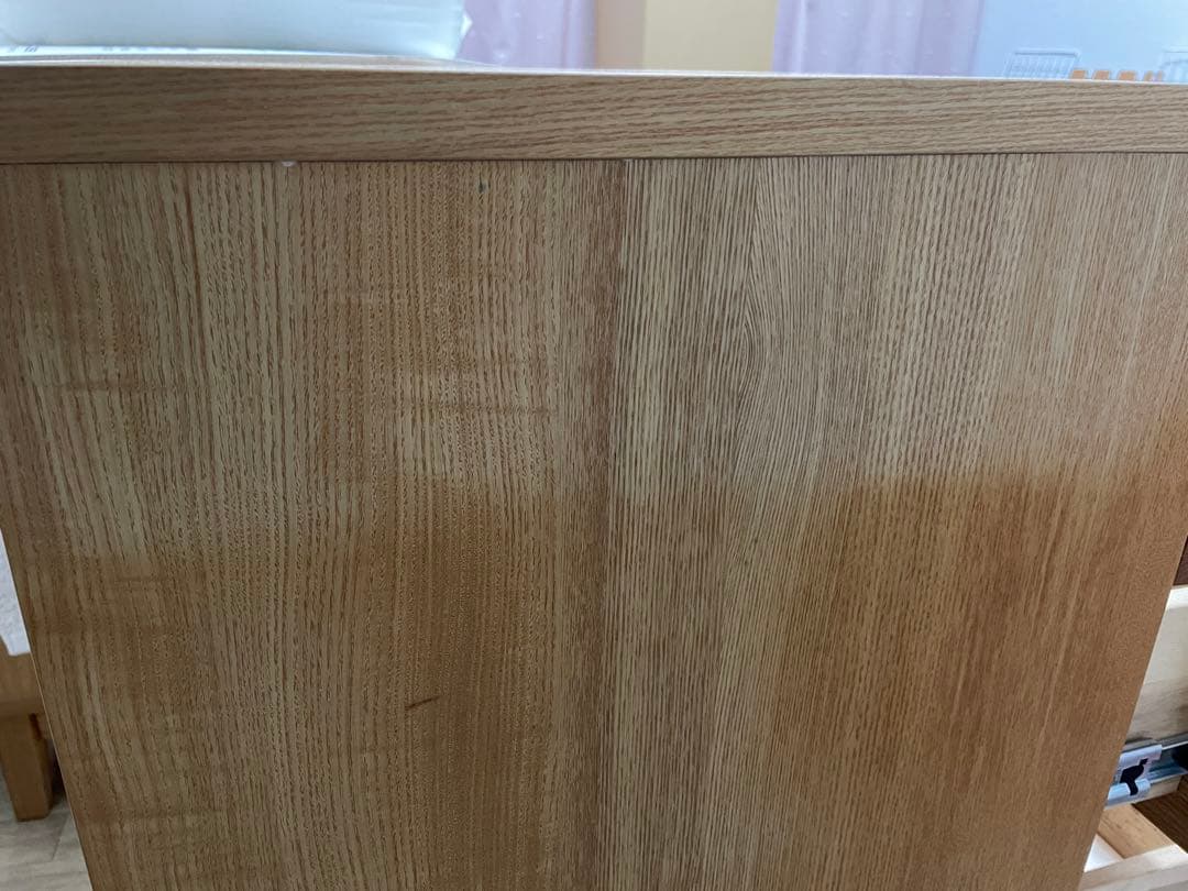 無印良品　三段チェスト　タモ材