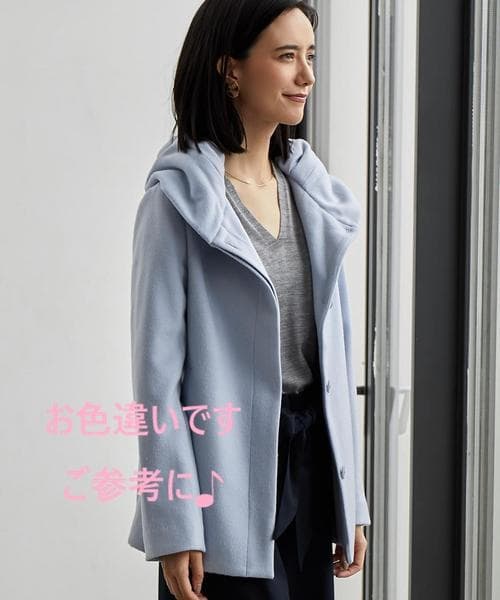 未使用 GLR ユナイテッドアローズ ショールフード ショートコート 36