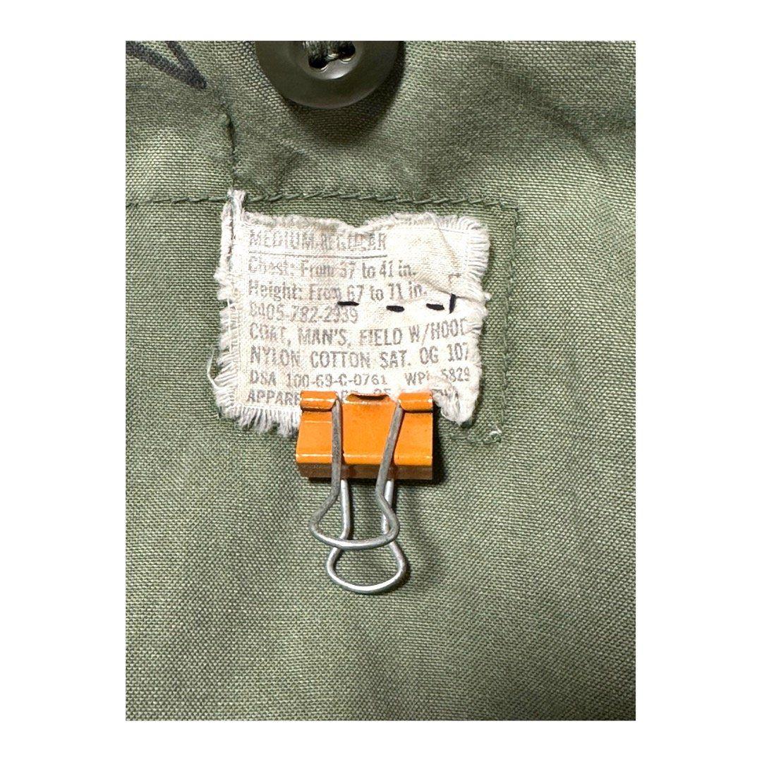 60s US ARMY M-65 2nd アルミジップ MEDIUM