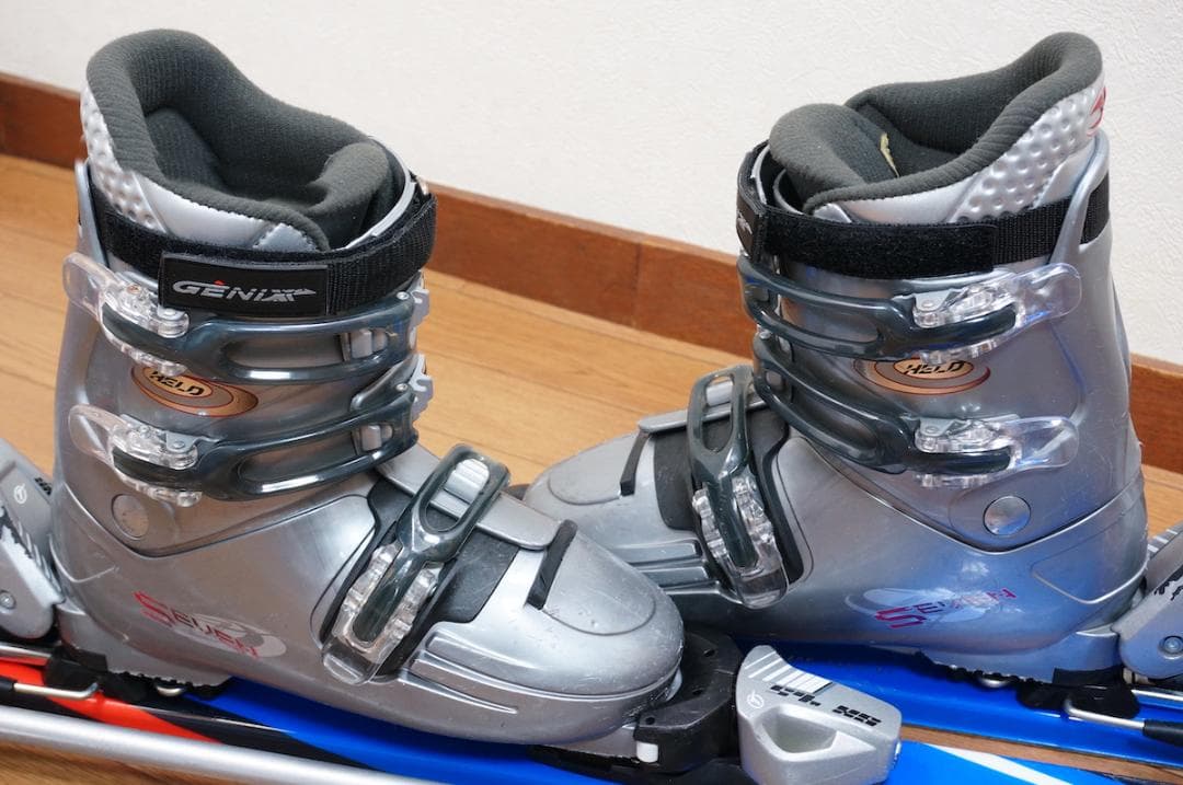 メンテ済 140cm 靴24cm CARVING スキーセット