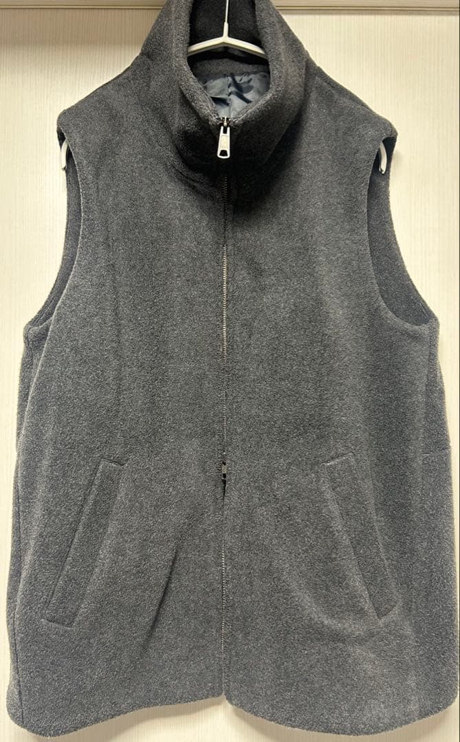 【美品】ETRE TOKYO メルトンフリースベスト グレー