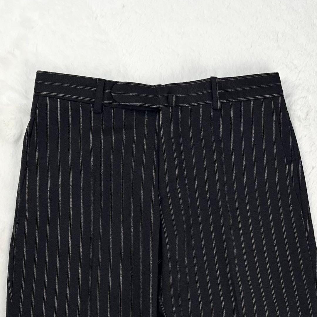 極美品 BOGLIOLI カシミヤ混 トラックストライプ スーツ 44