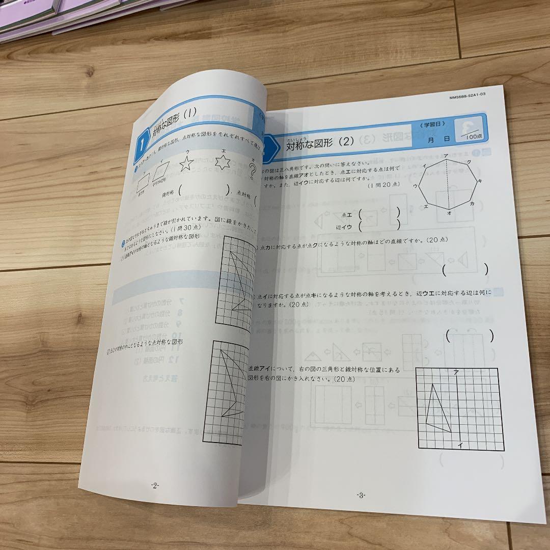 Z会2019年度小６国語・算数・理科・社会６月〜２月、添削問題４月〜2月、他