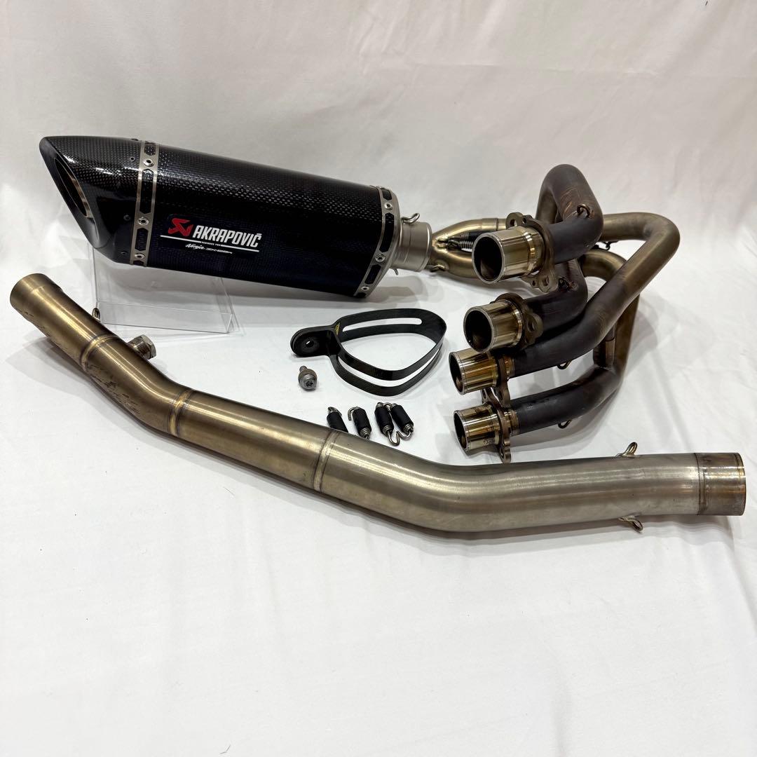 秋ZX25R アクラポビッチ　レーシングライン　フルエキマフラー