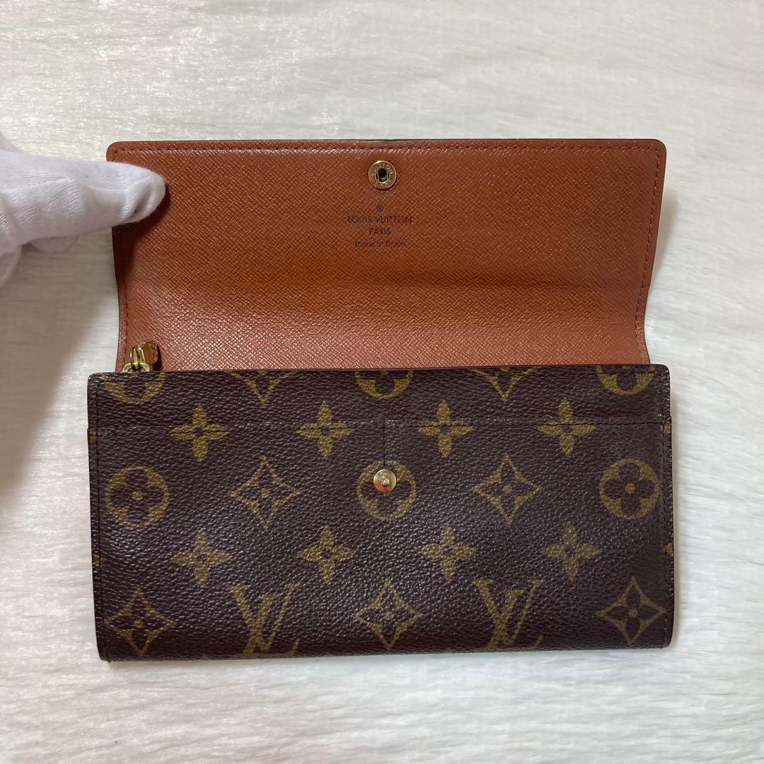 LOUIS VUITTON モノグラム ポシェット ポルトモネ クレディ 財布