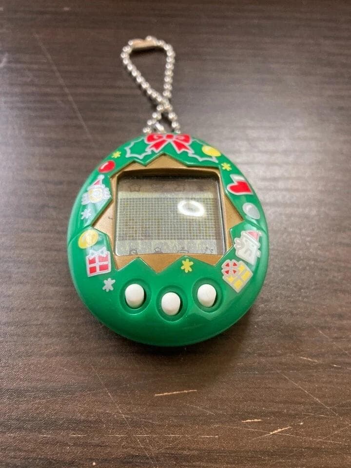 【動作確認済】バンダイ　たまごっち　サンタクロっち　グリーン