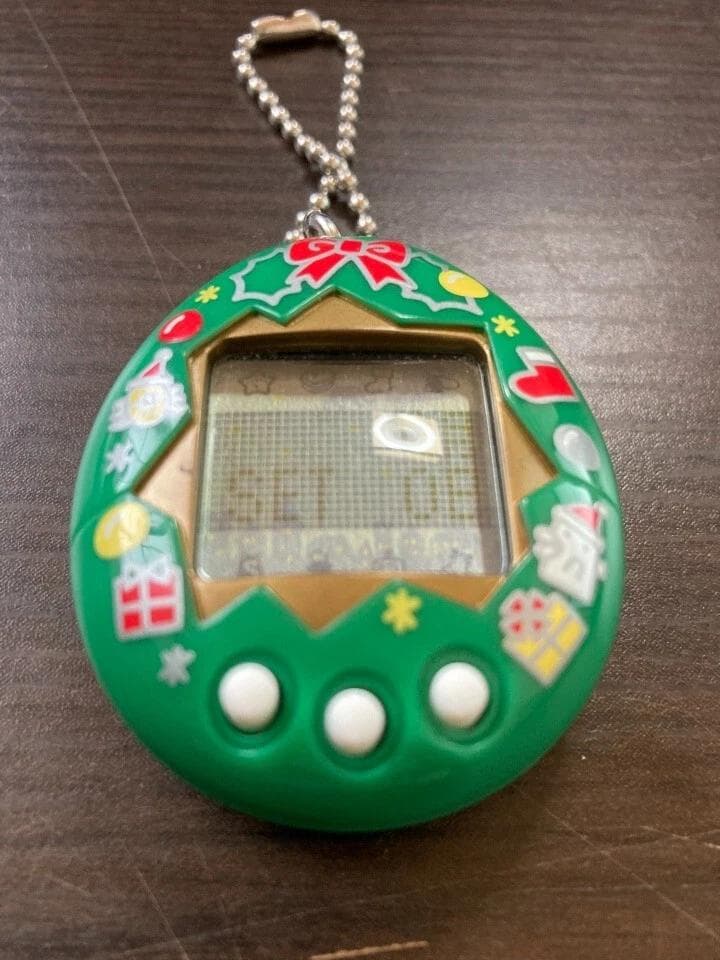 【動作確認済】バンダイ　たまごっち　サンタクロっち　グリーン