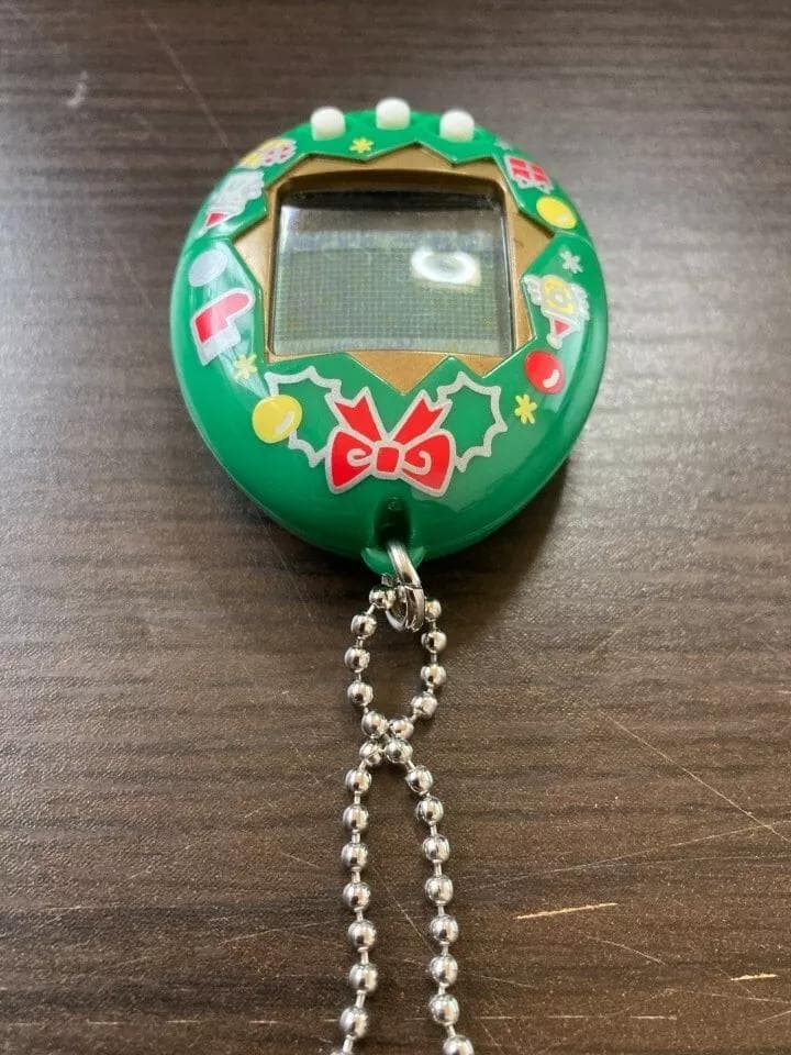 【動作確認済】バンダイ　たまごっち　サンタクロっち　グリーン