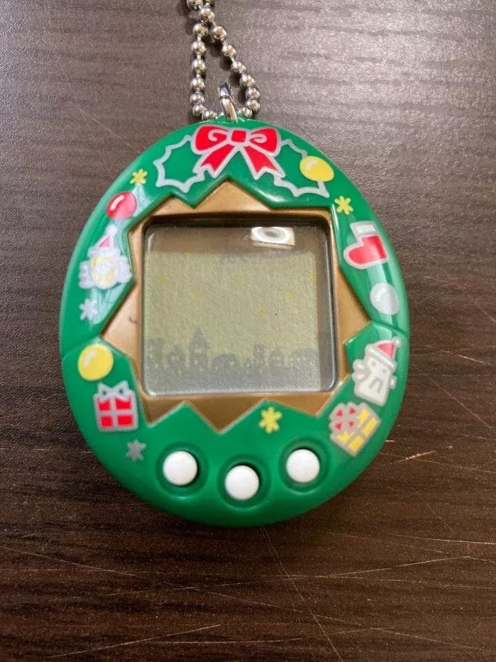 【動作確認済】バンダイ　たまごっち　サンタクロっち　グリーン