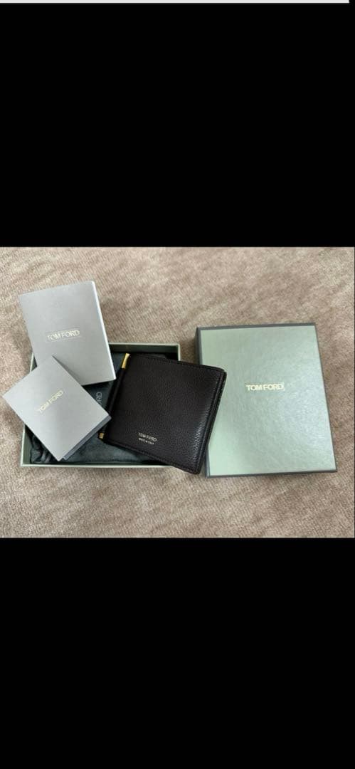 TOM FORD マネークリップ レザー イタリア製