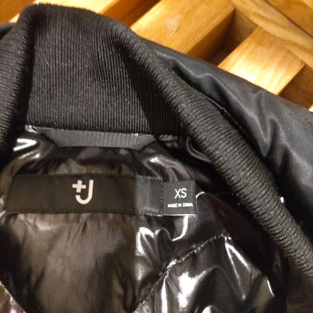 ユニクロ +J ダウンジャケット MA-1 ブラックXS