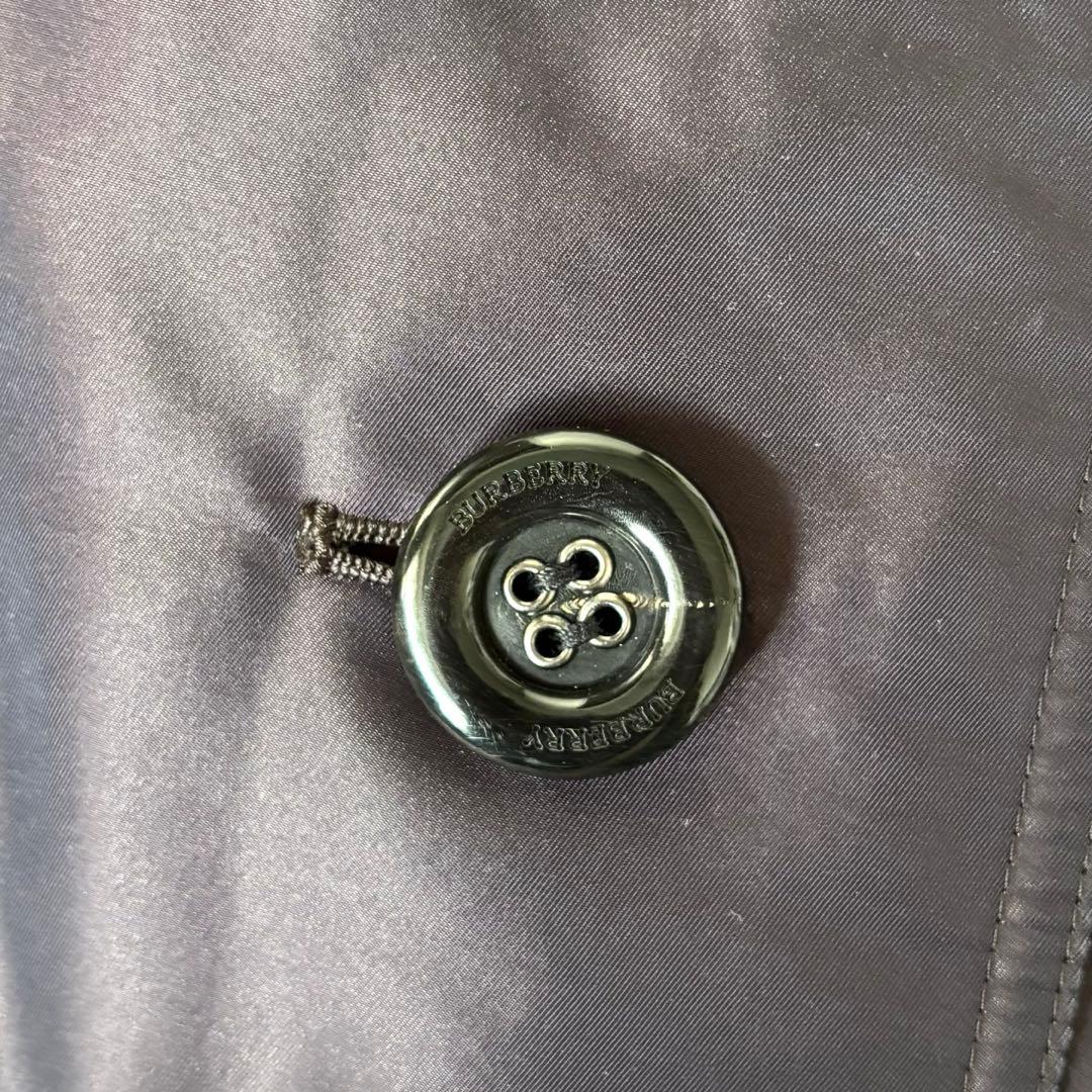 【美品✨】希少！バーバリーロンドン　ロングコート　ファー　キルティング　パープル