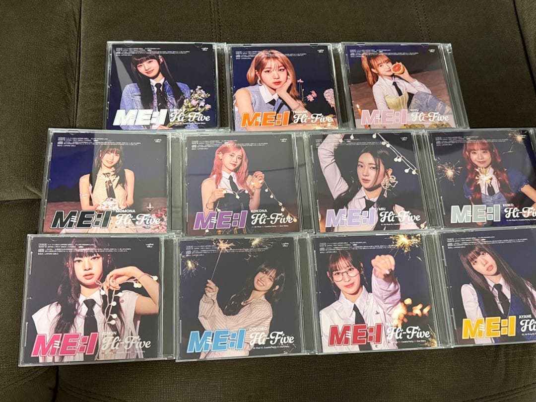 ME:I Hi-Five FC盤CD 全員セット（トレカ・IDパス）