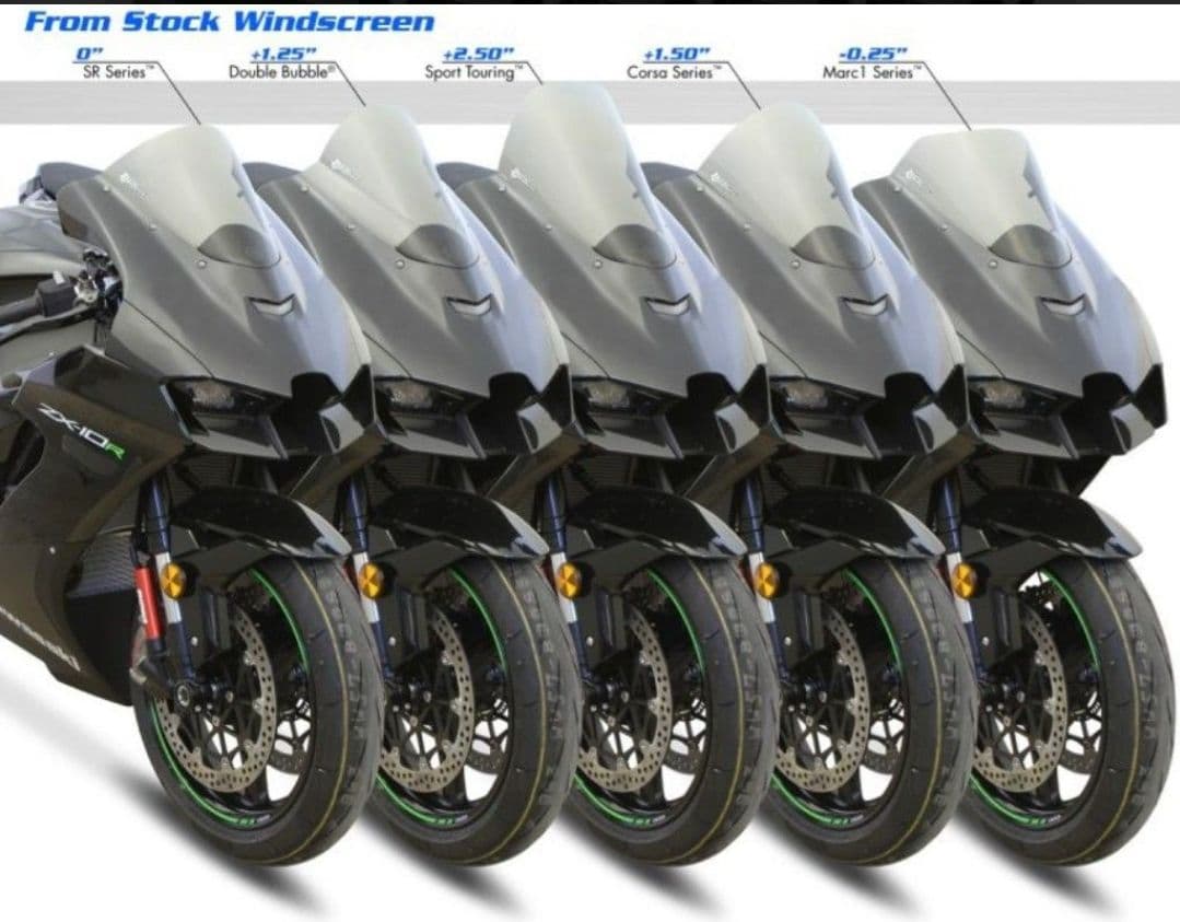 ZEROGRAVITYゼログラビティ スクリーン ZX-10R ZX-10RR用