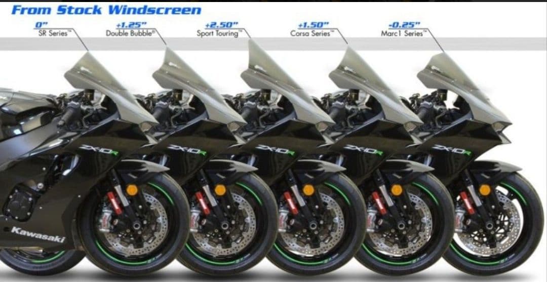 ZEROGRAVITYゼログラビティ スクリーン ZX-10R ZX-10RR用