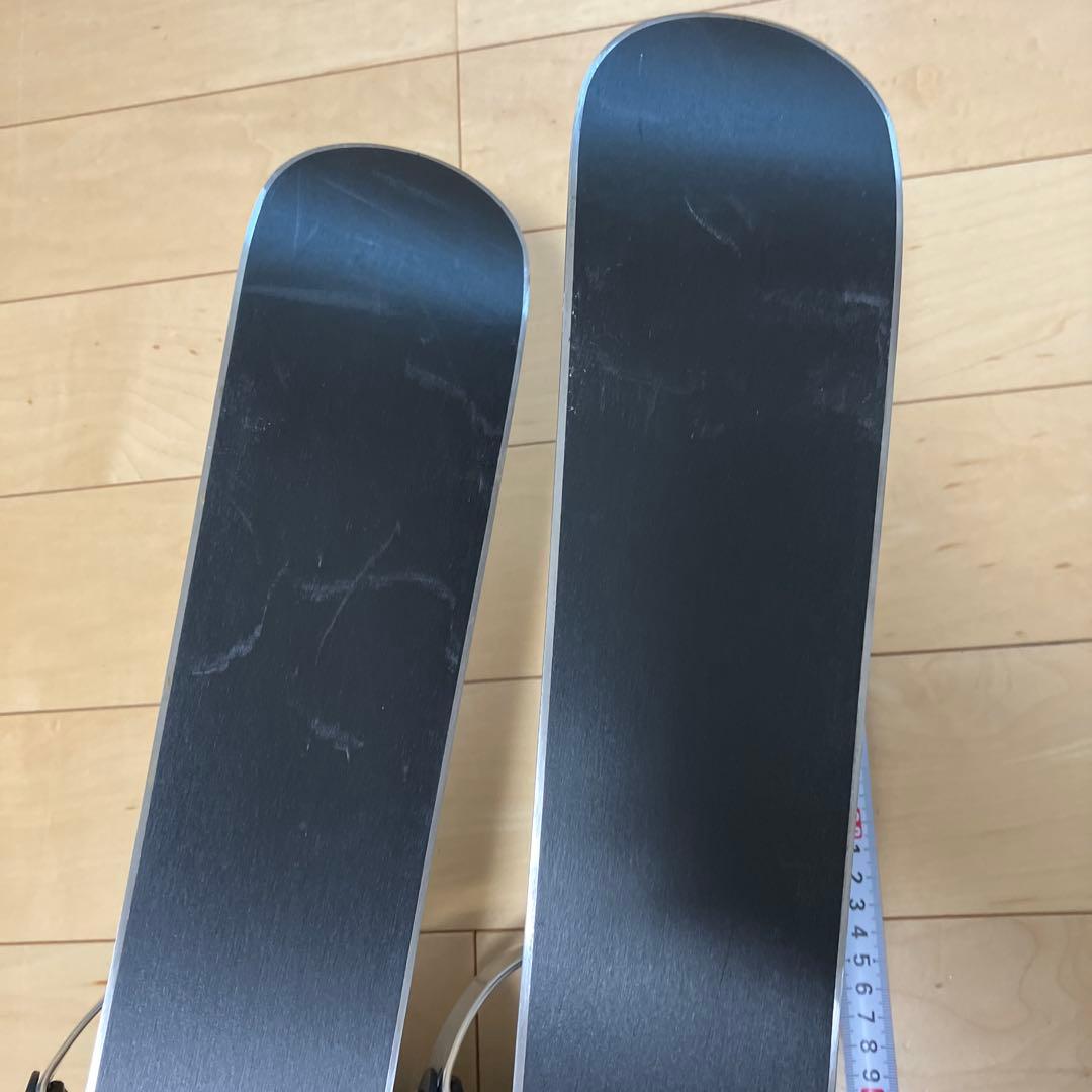 MID990 スキー 黒 赤 ビンディング付き 約100cm