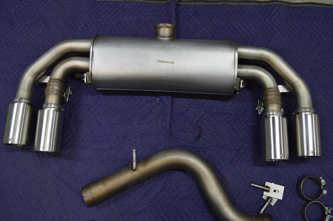 VW GOLF7.5 R用 REMUSマフラー ストリートレースサイレンサー