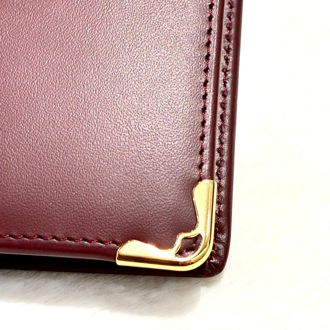 カルティエ マストライン 二つ折り財布