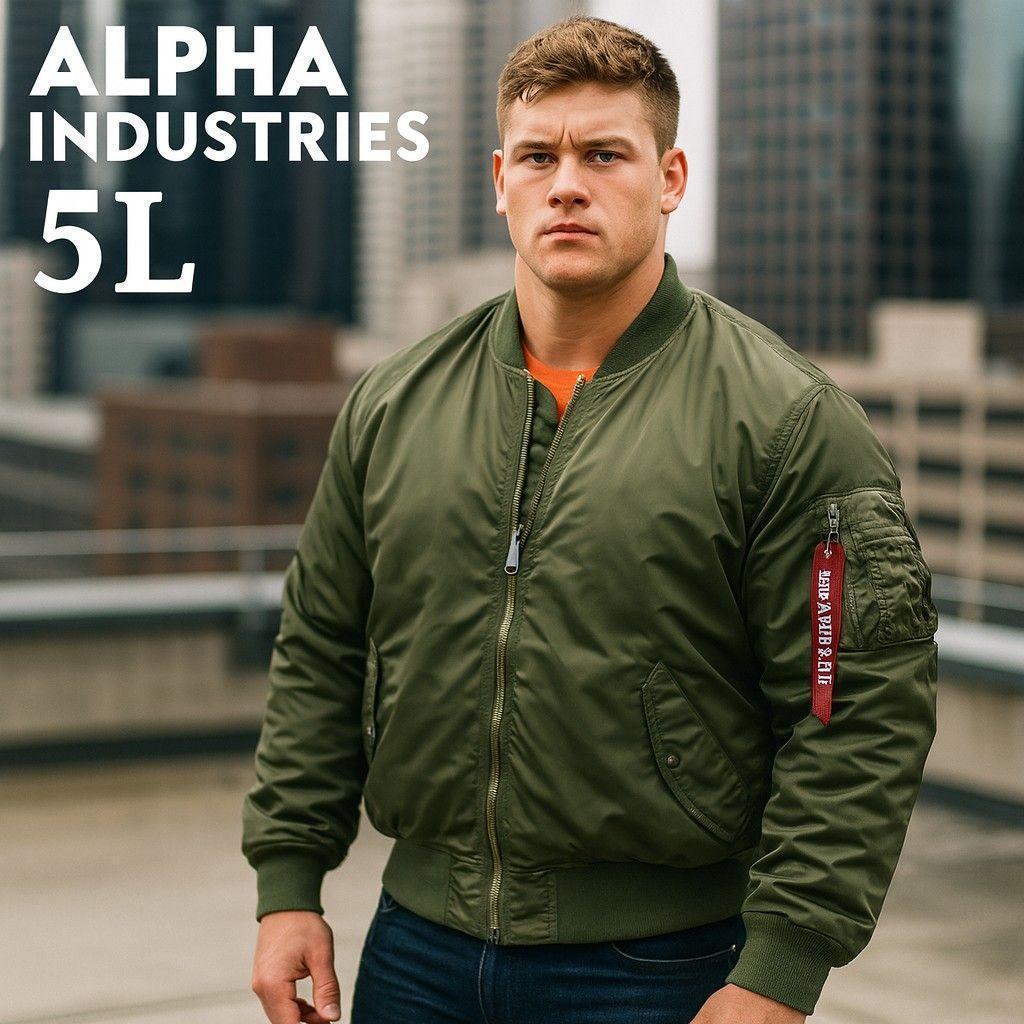 【特大】ALPHA INDUSTRIES MA-1 フライトジャケット 5L