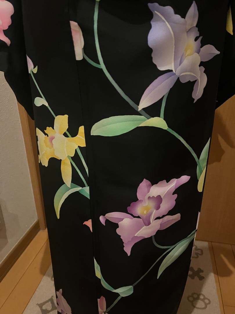 レオナールのような小紋　横浜じざいや誂え　裄68cm