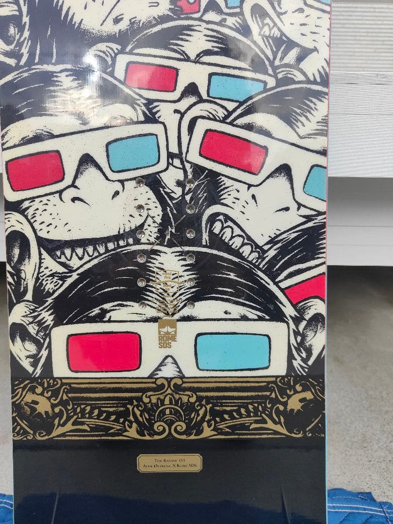 スノーボード　155cm ROME SDS \"RAVINE × ALEK \"
