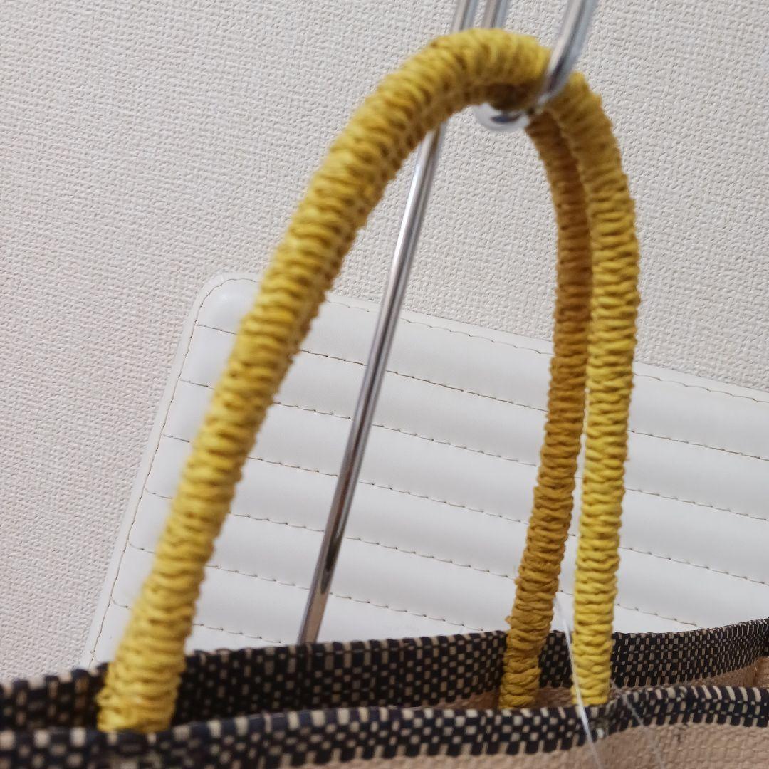 2061　アニエスベー　ラフィアトート　新品未使用