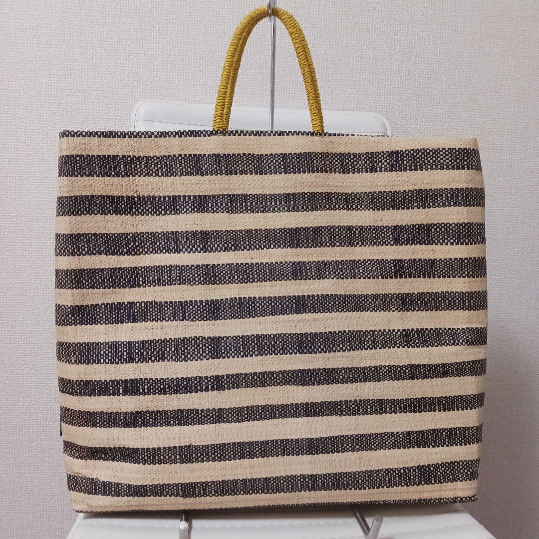 2061　アニエスベー　ラフィアトート　新品未使用