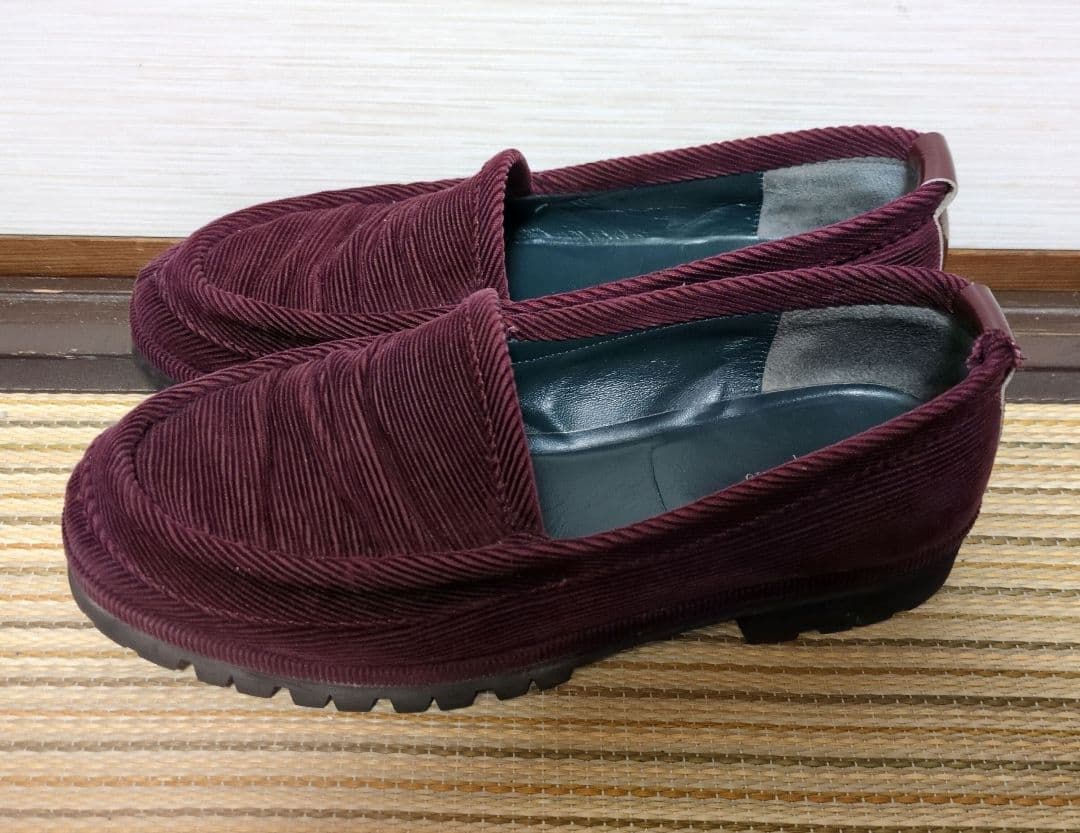 BLOHM ローファー　エンジ色