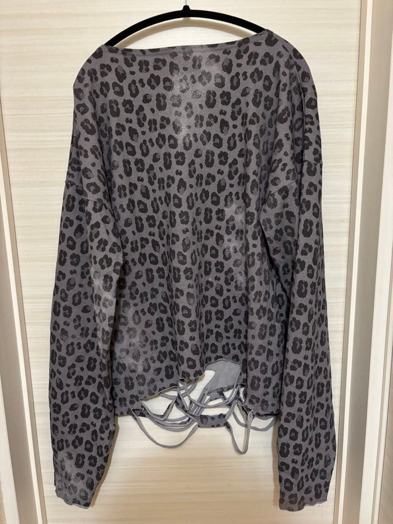 GRANCY / 総柄ラインストーングラフィックロンT