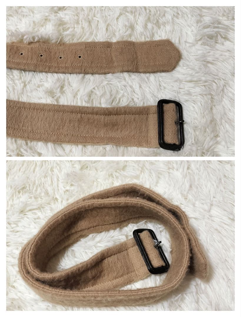 【バーバリーブルーレーベル】 Aラインコート　ノバチェック柄　ベージュ 38