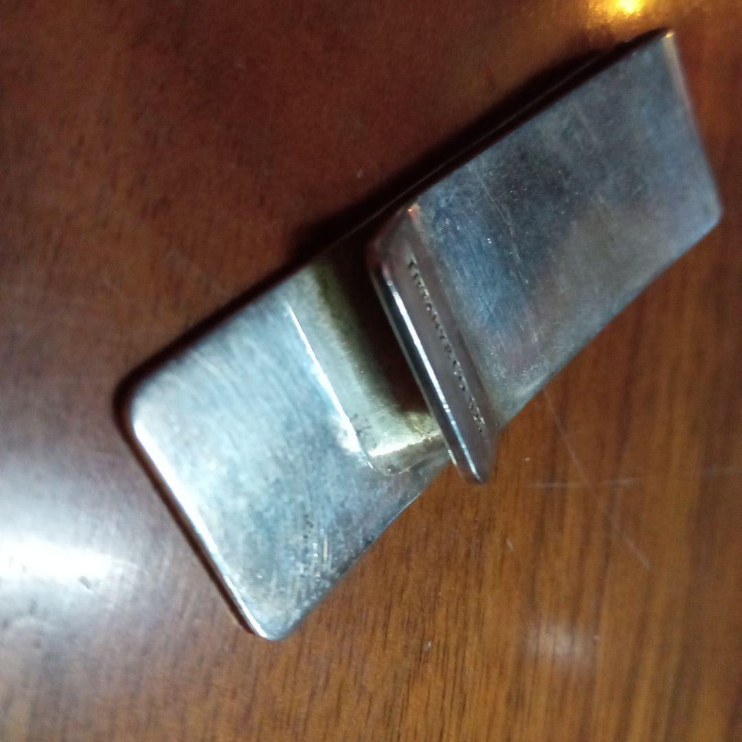 ティファニー　マネークリップ　シルバー