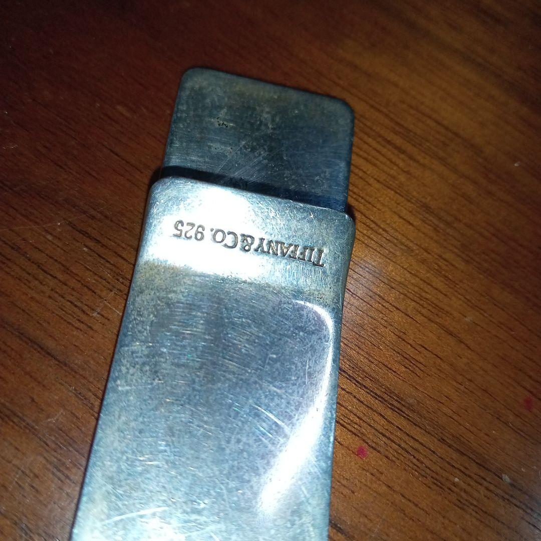 ティファニー　マネークリップ　シルバー