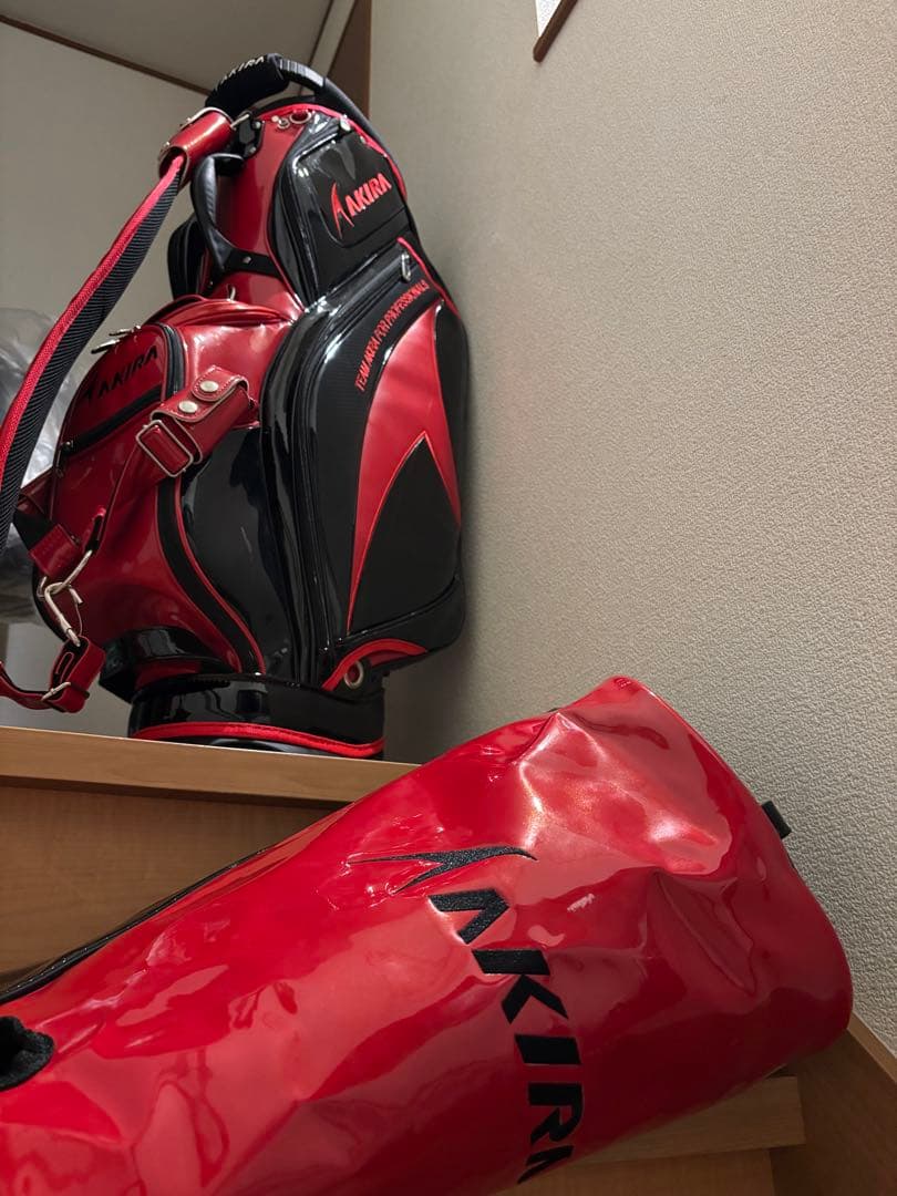 AKIRA アキラ 9.0型 アスリート プロモデル 超美品 キャディバック