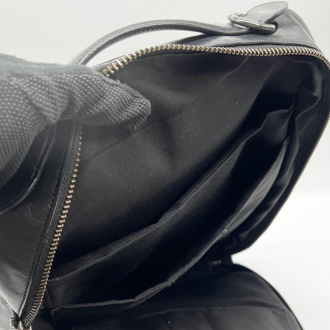 COACH　グラハム　バックパック　3way　ビジネス　レザー　ブラック　A4